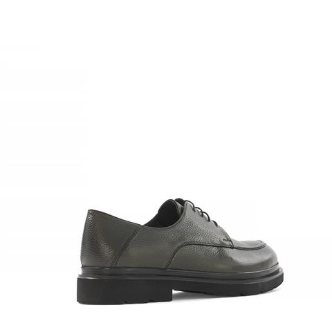 Erkek Yeşil Bağcıklı Deri Günlük Ayakkabı