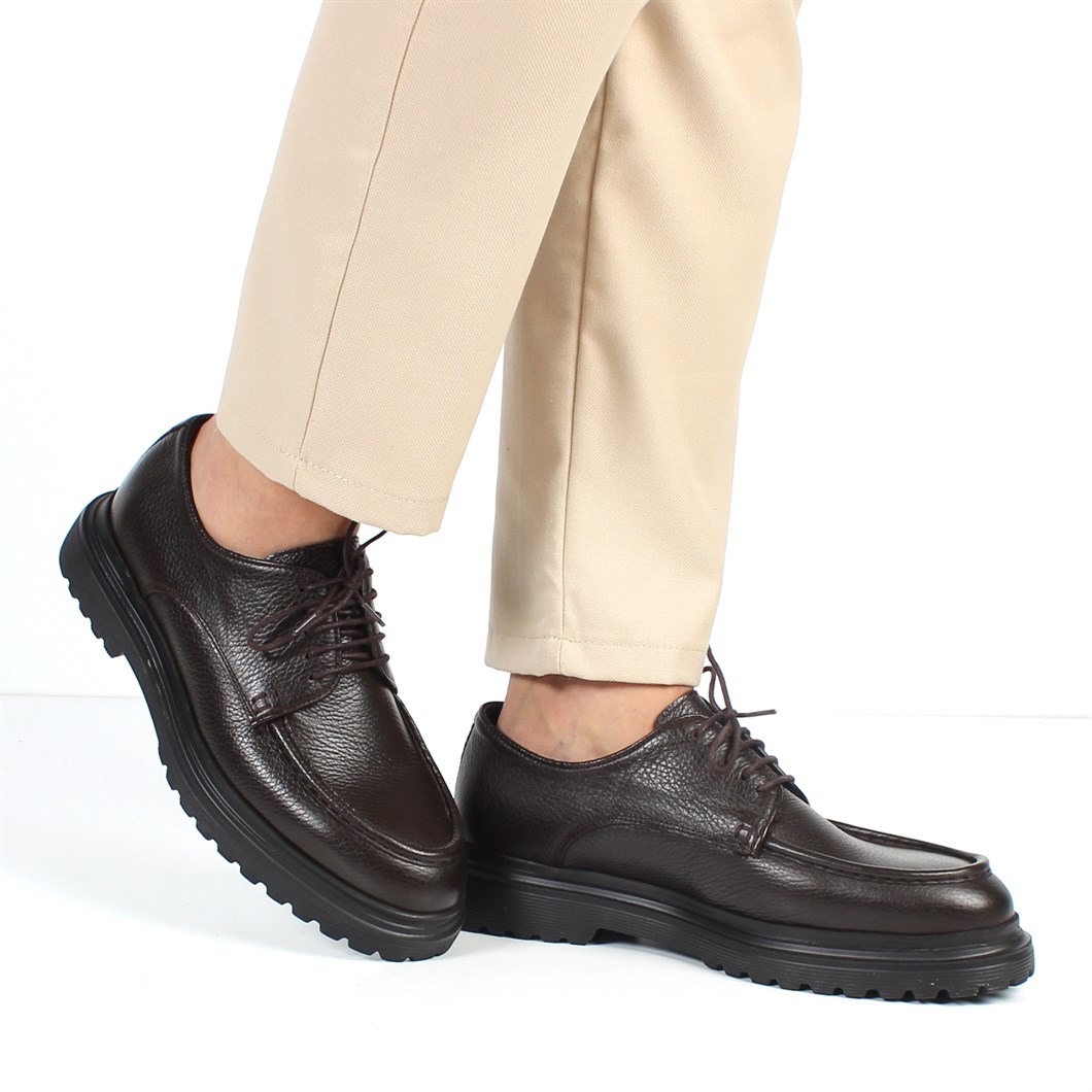 Kahverengi Erkek Deri Ayakkabı 064 1024-16512 | Celal Gültekin