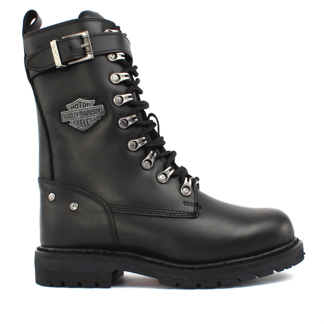 HARLEY DAVIDSON GLADIS GARSON Leather Boots Black 531 025G100385-1 |  Caterpillar