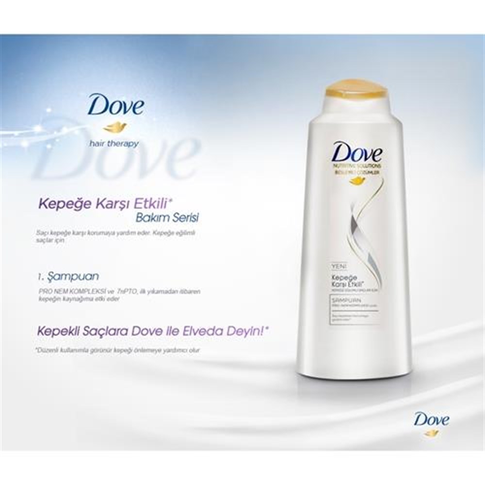 Dove Şampuan Kepeğe Karşı Etkili 2/1 Arada 550 Ml Fiyatı