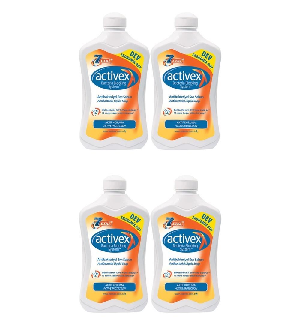 Activex Sıvı Sabun Aktif Antibakteriyel 1800 Ml x 4 Adet Fiyatı