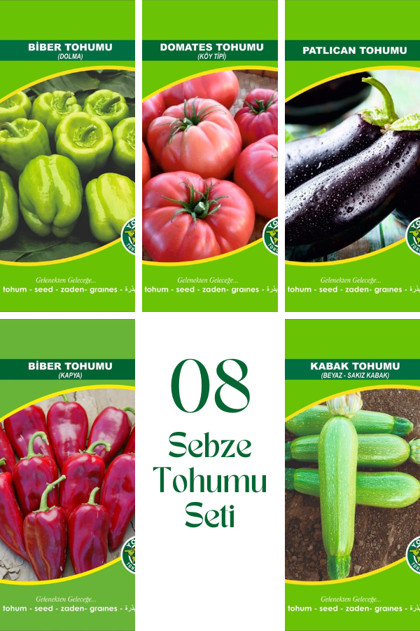 08 Sebze Tohum Seti | SEBZE TOHUMLARI