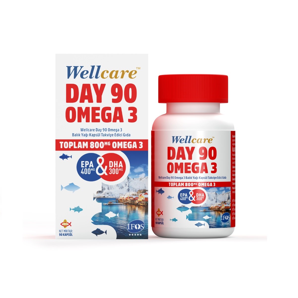  Wellcare Day90 Omega-3 90 Kapsül