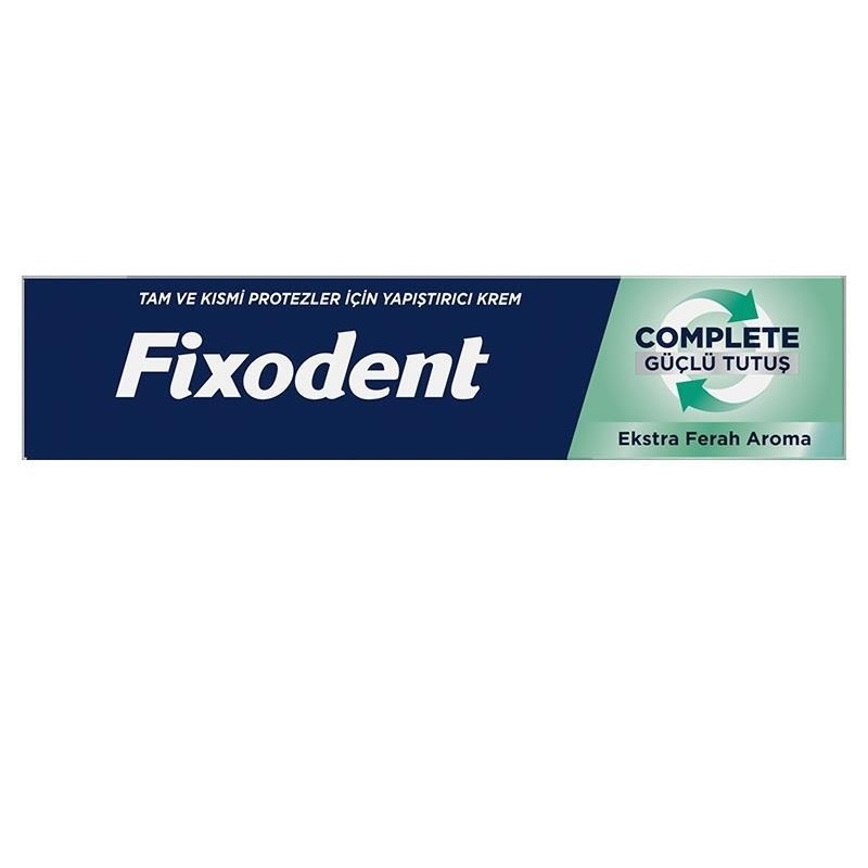 Fixodent Diş Protez Yapıştırıcı Krem Complete Ekstra Ferah 47 g