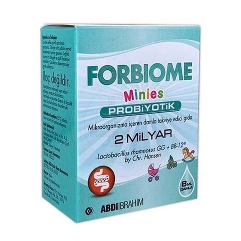 Forbiome Minies Probiotik Damla 8 ml