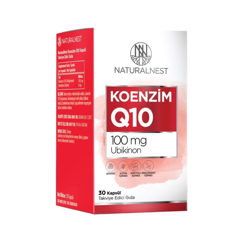 Naturalnest Koenzim Q10 100 mg 30 Kapsül