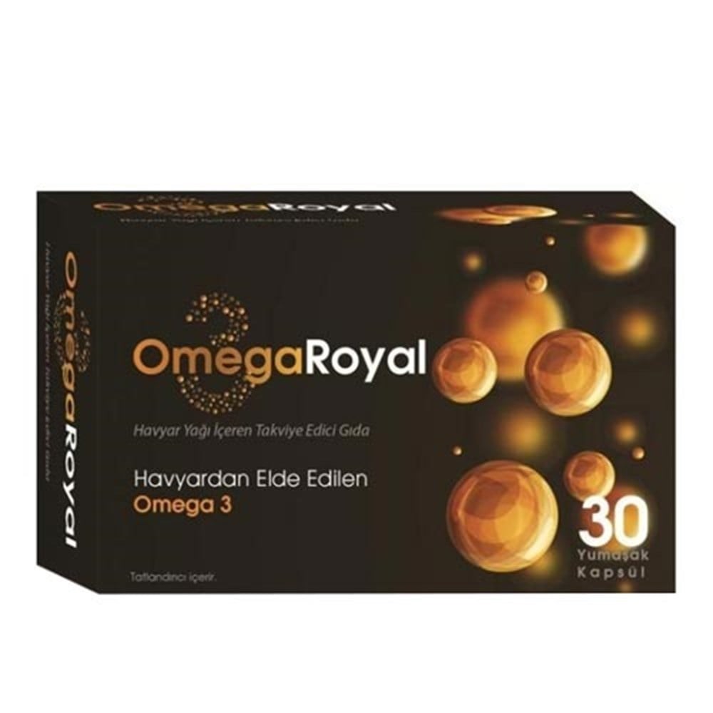 Omega Royal Havyar Balık Yağı 30 Yumuşak Kapsül