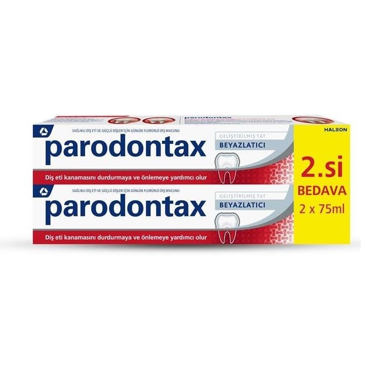 Parodontax Beyazlatıcı Diş Macunu 75 ml 2'li Paket