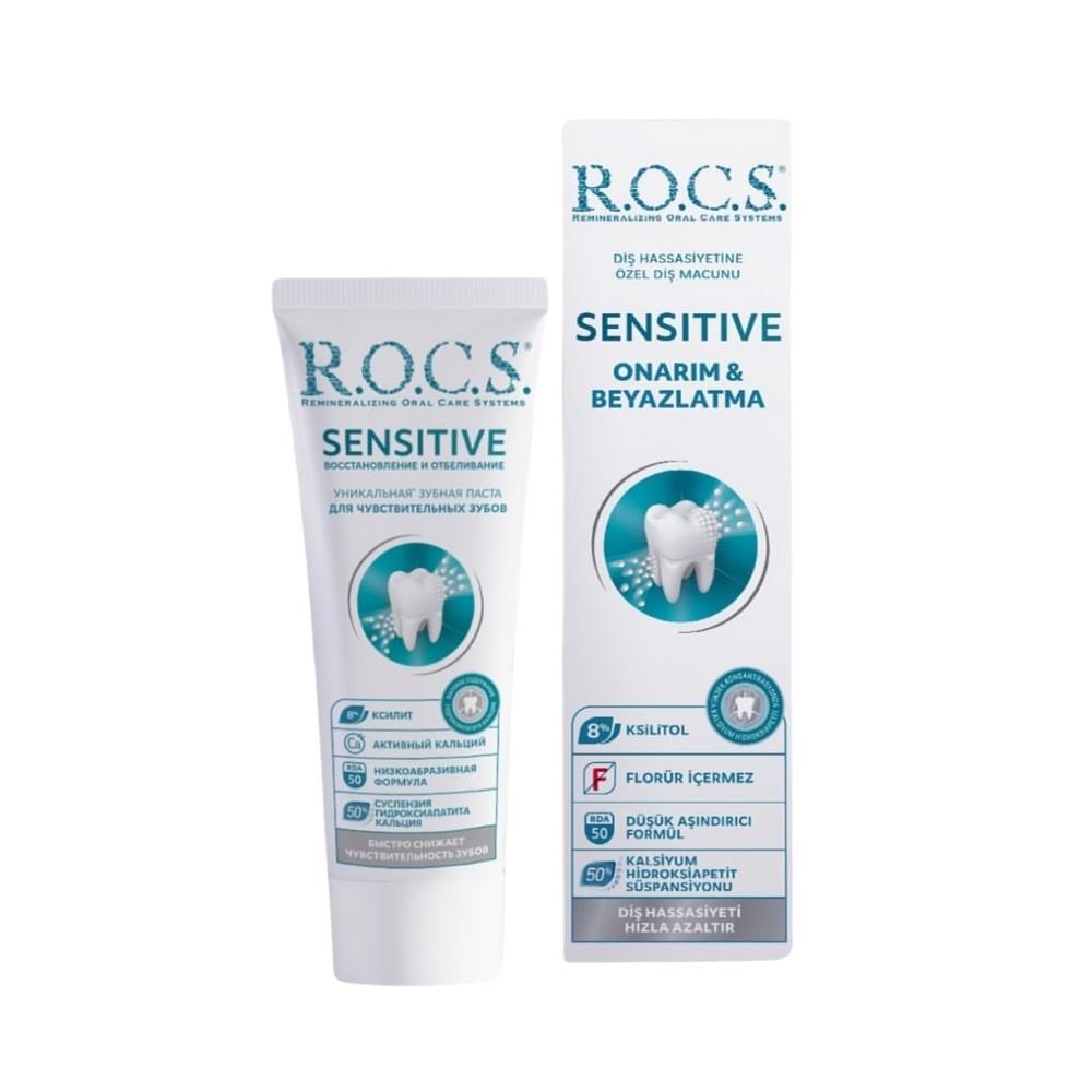 ROCS Sensitive Repair & Whitening Diş Macunu 75 ml