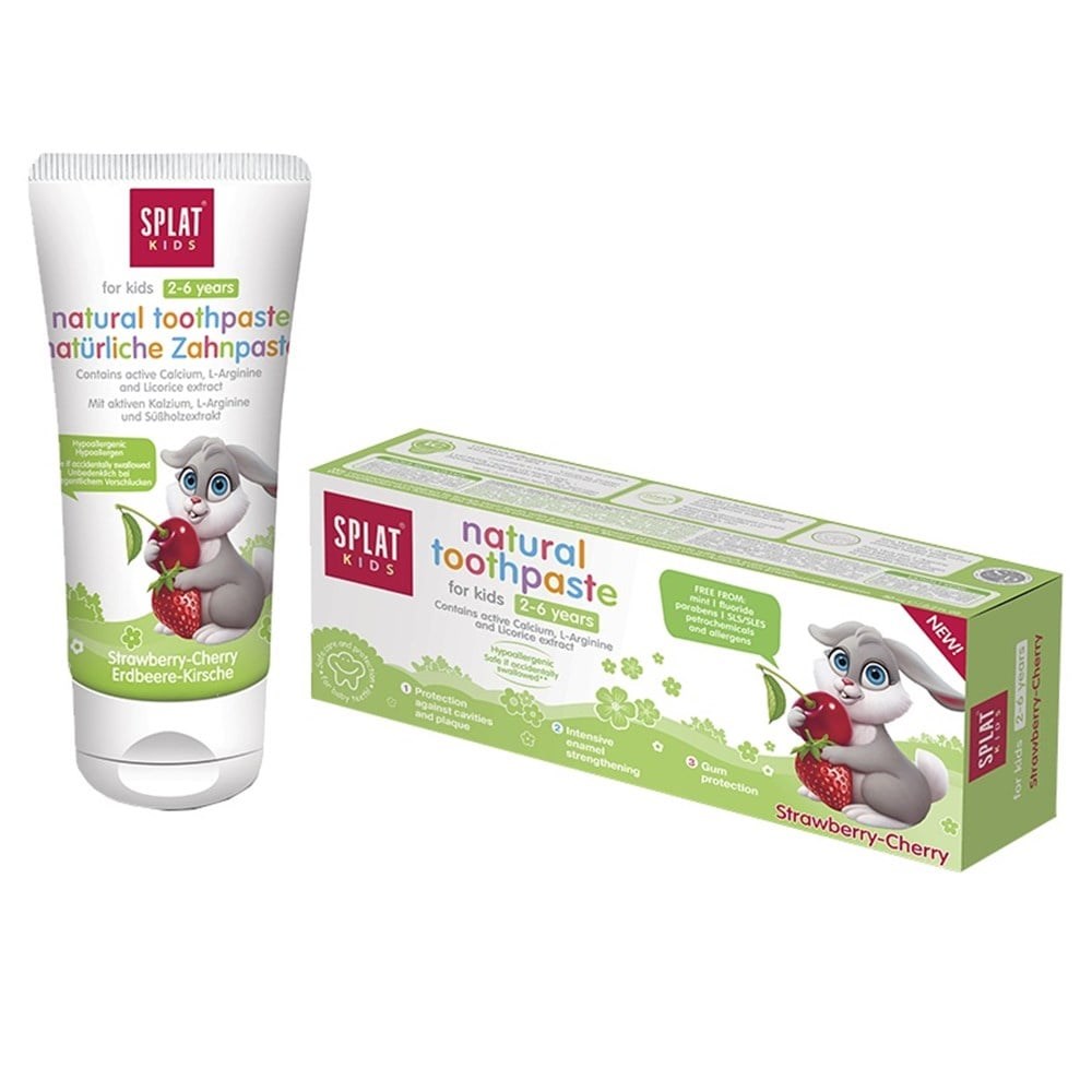 Splat Kids Çilek&Kiraz Tadında Doğal Diş Macunu 50 ml