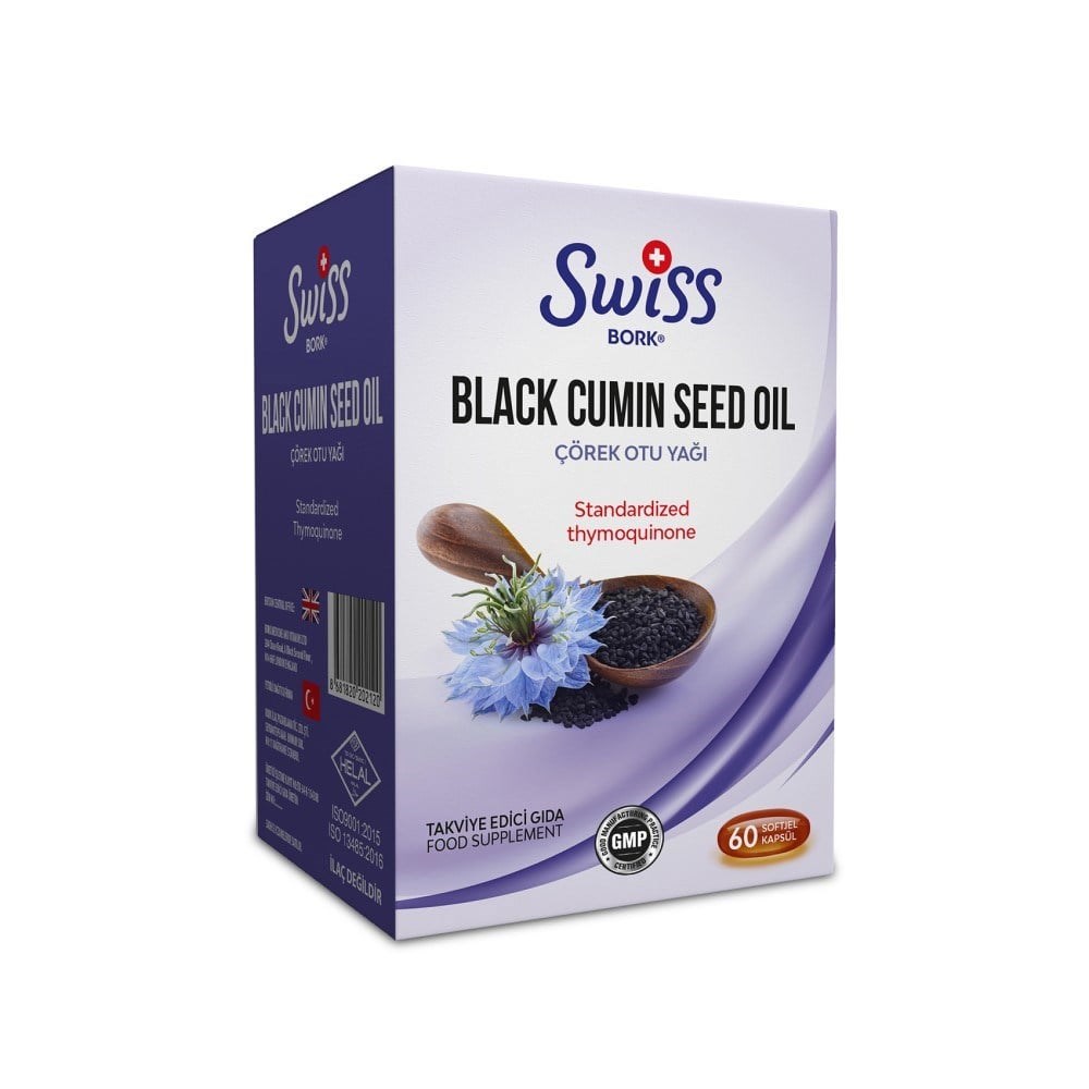 Swiss Bork Çörek Otu Yağı 1200 mg 60 Kapsül