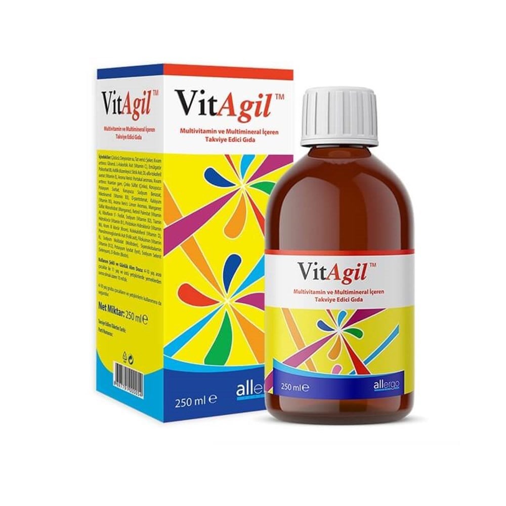 VitAgil Multivitamin Mineral Şurup 250 ml
