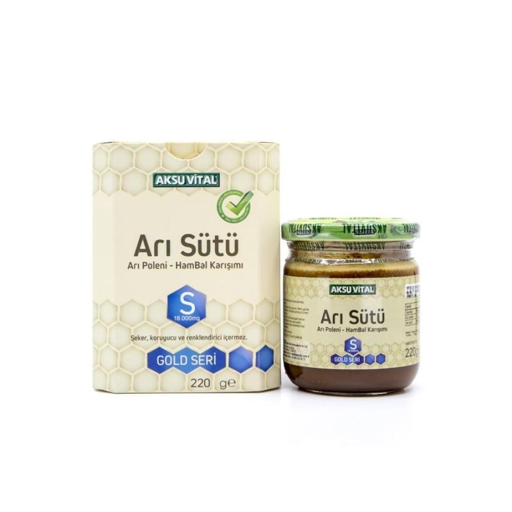 Aksu Vital Arı Sütü Arı Poleni HamBal Karışımı 220g