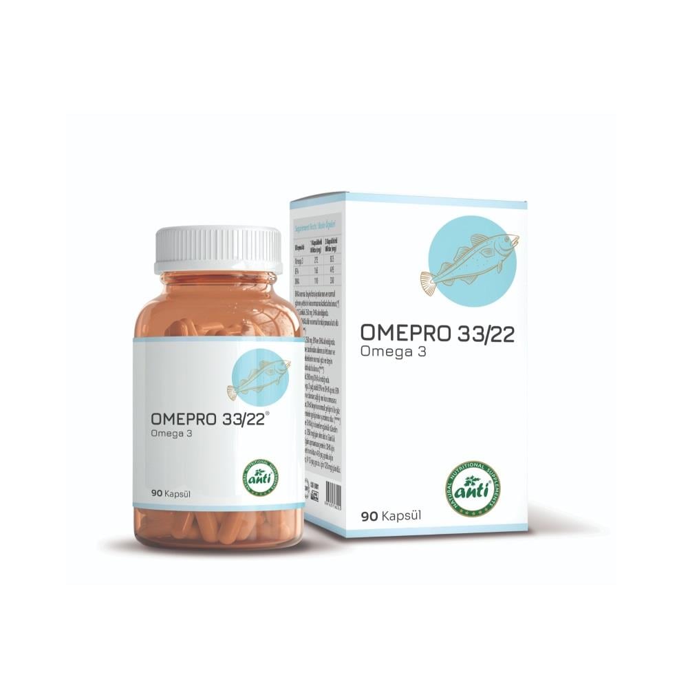 Anti Omepro 33/22 90 Kapsül
