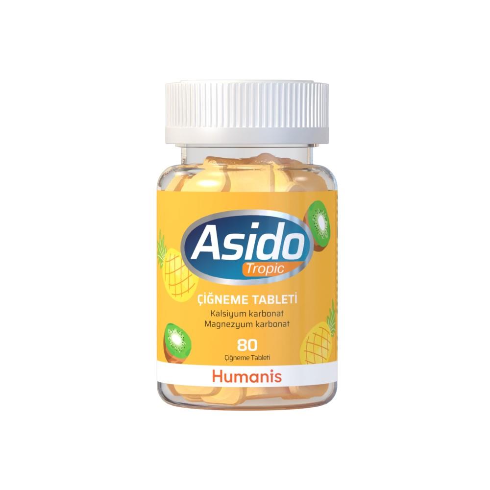 Asido Tropic 80 Çiğneme Tablet