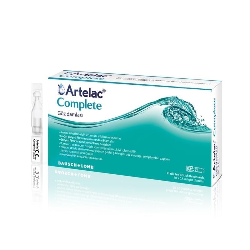 Bausch & Lomb Artelac Complete Göz Damlası 0.5 ml x 30 Flakon