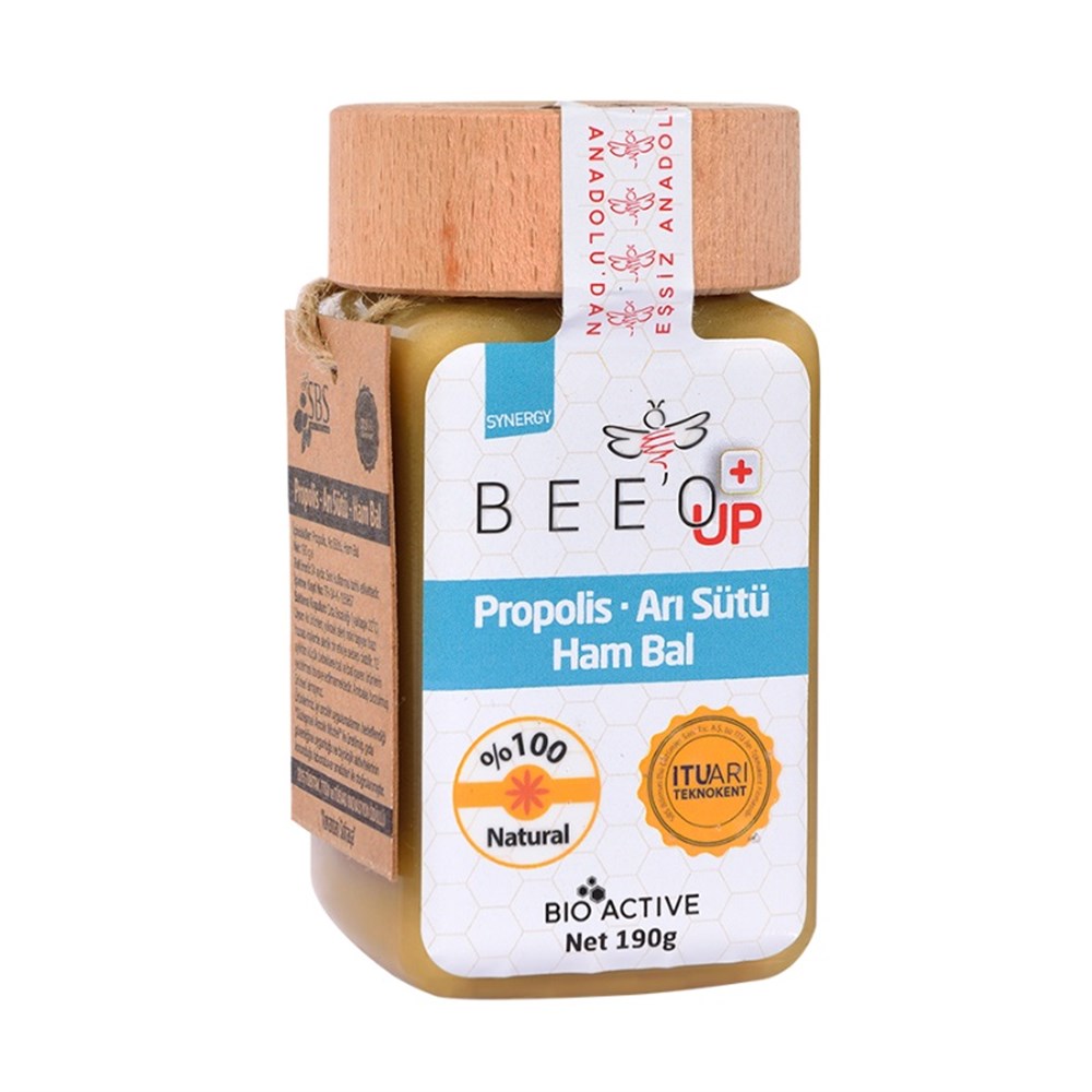 BEE'O Up Propolis - Arı Sütü - Ham Bal 220 gr
