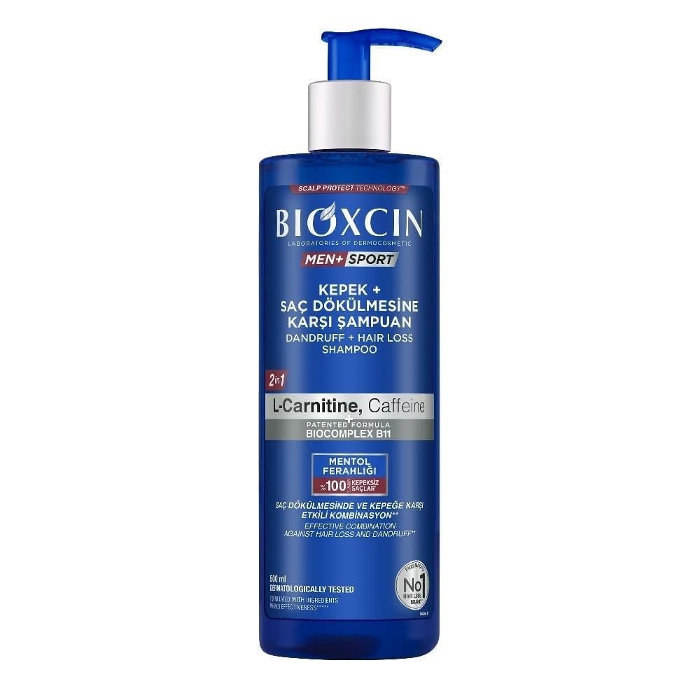 Bioxcin Men Sport Kepek ve Saç Dökülmesine Karşı Şampuan 500 ml