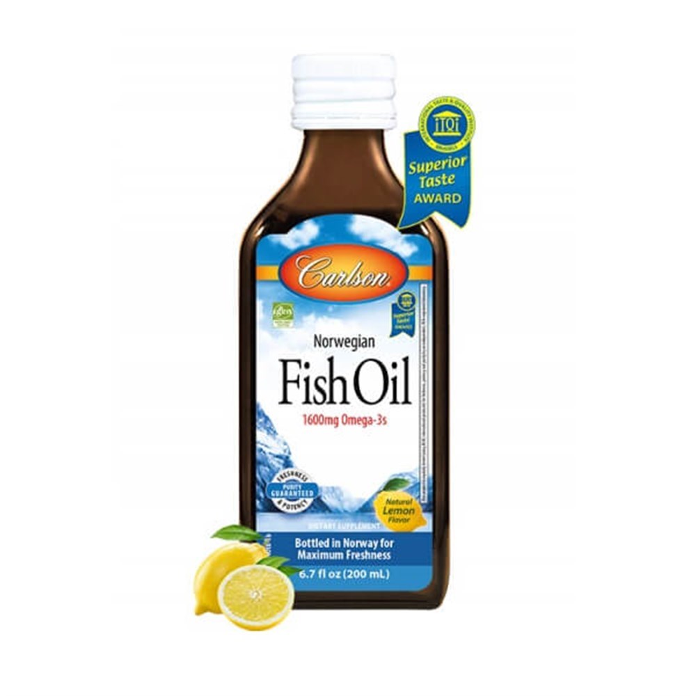 Carlson Omega 3 Balık Yağı Limon Aromalı 200ml