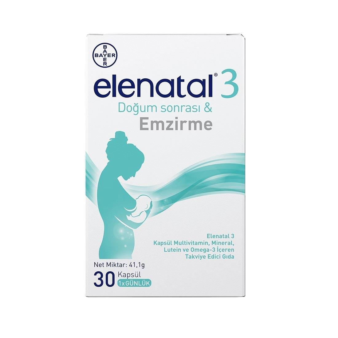 Elenatal 3 30 Kapsül