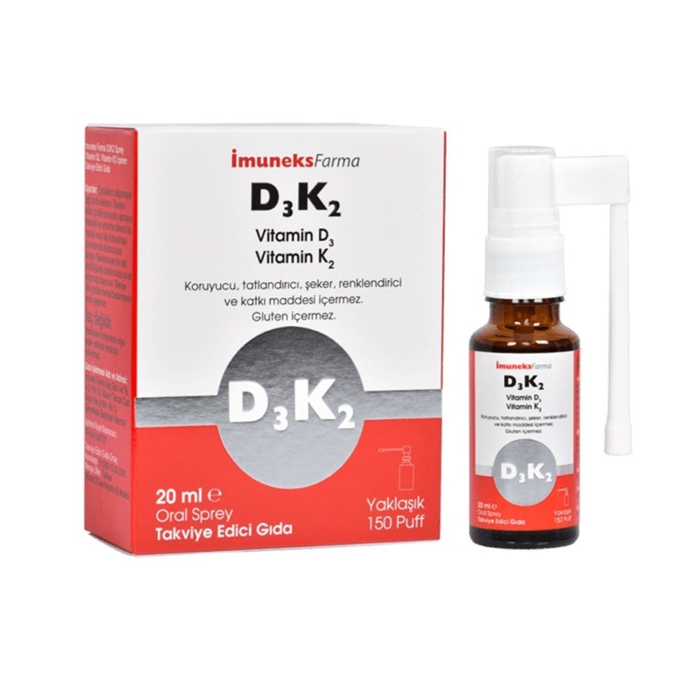 İmuneks Vitamin D3K2 Sprey 20 ml