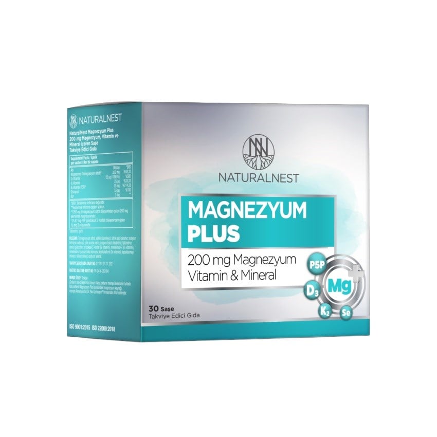 Naturalnest Magnezyum Plus 30 Saşe