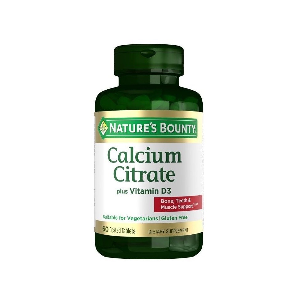 Nature's Bounty Calcıum Citrate Plus  Vitamin D3 60 Tablet