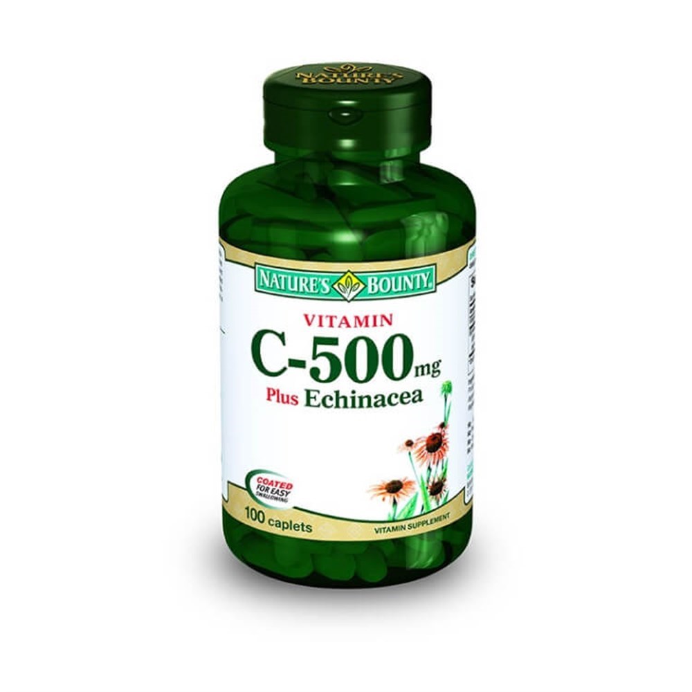 Nature's Bounty Vitamin C-500 mg Plus Echinacea 100 Kaplet