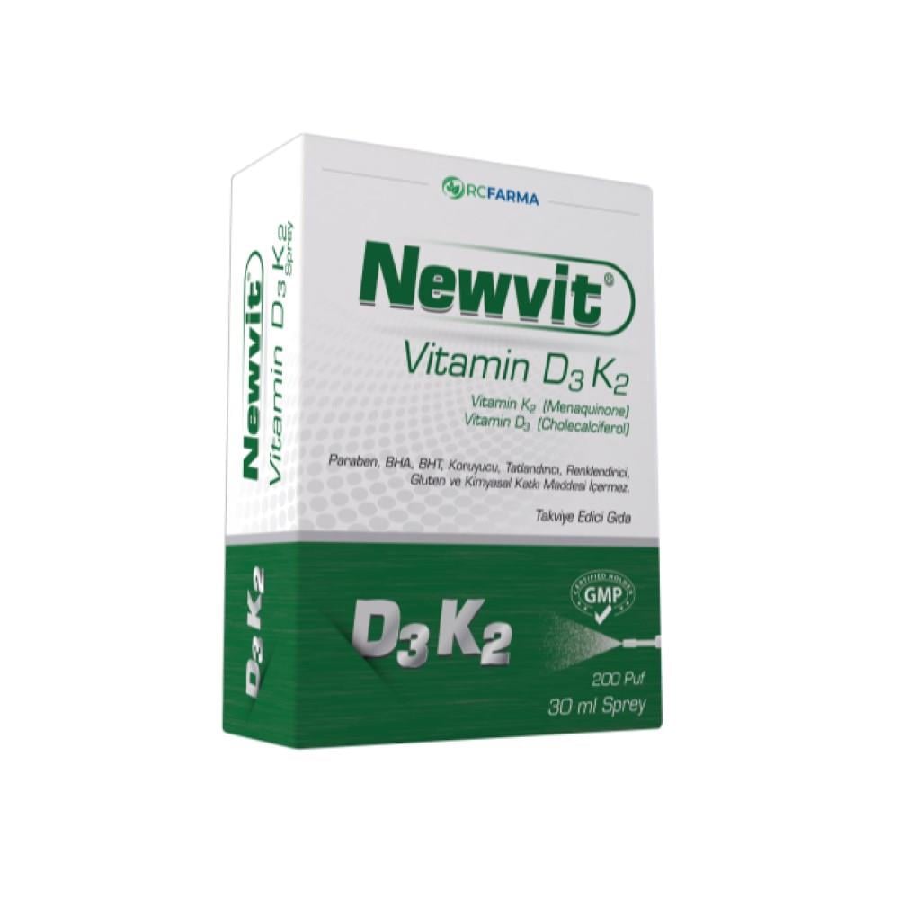 Newvit Vitamin D3 K2 Sprey 30 ml