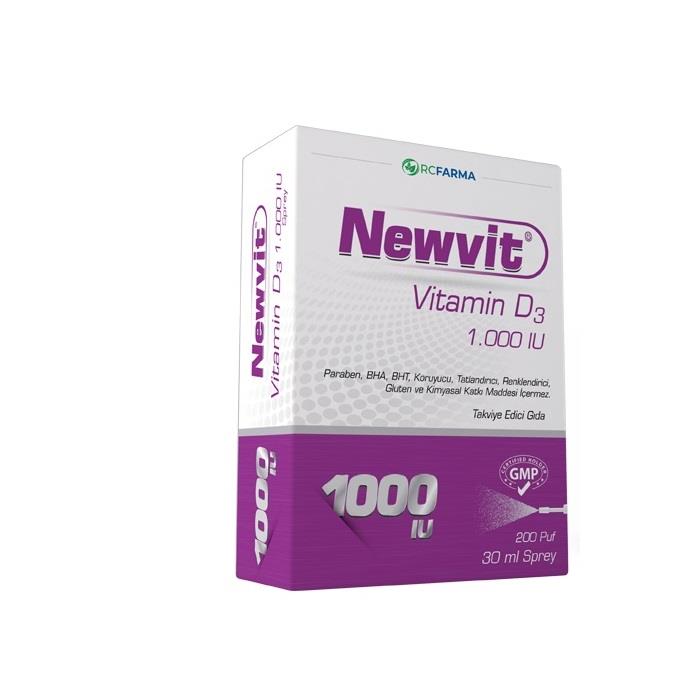 Newvit Vitamin D3 Sprey 30 ml