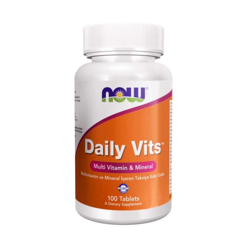 Now Daily Vits Multivitamin and Mineral 100 Tablet