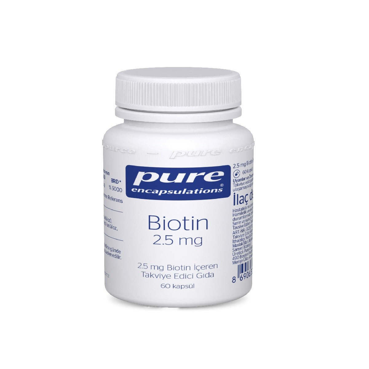 Pure Biotin 60 Kapsül