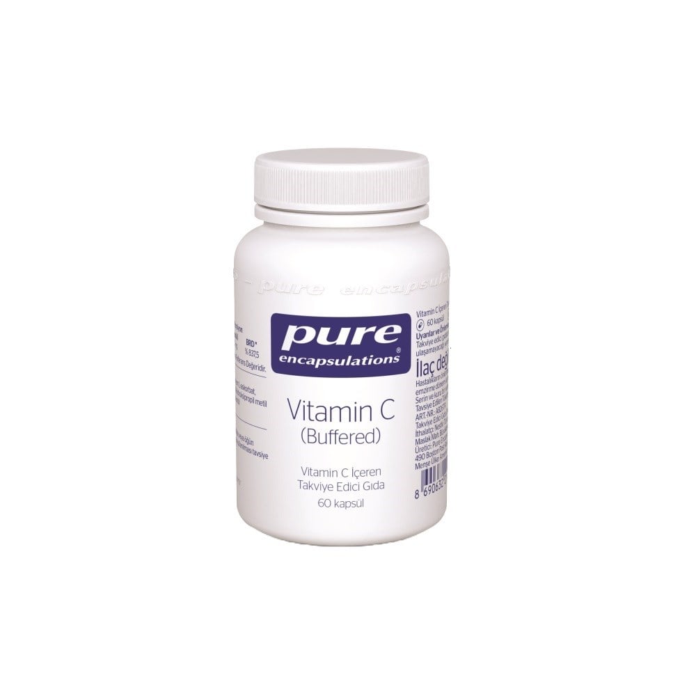 Pure Vitamin C Buffered 670 mg 60 Kapsül