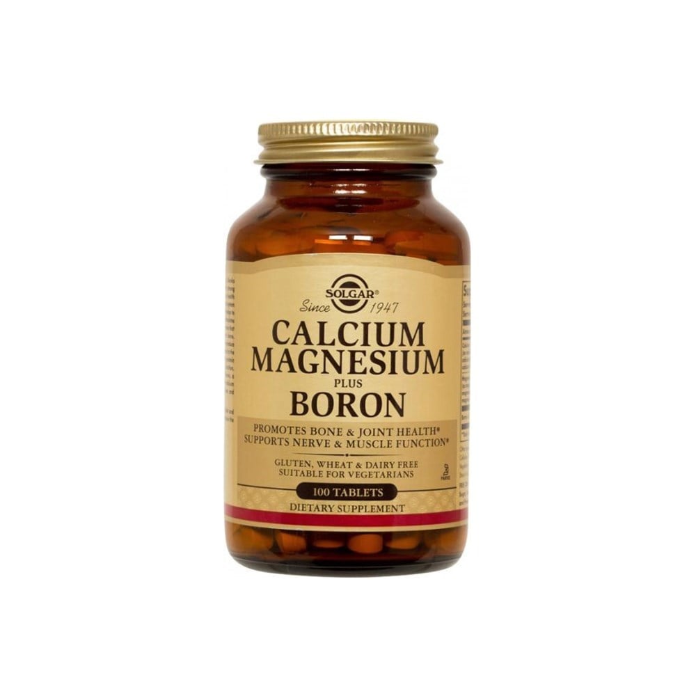 Solgar Calcium Magnesium Plus Boron 100 Tablet