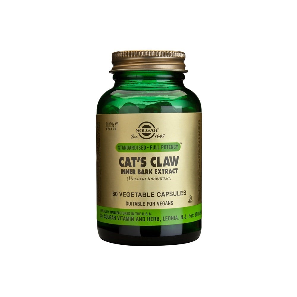 Solgar Cats Claw Inner Bark Extract 60 Tablets