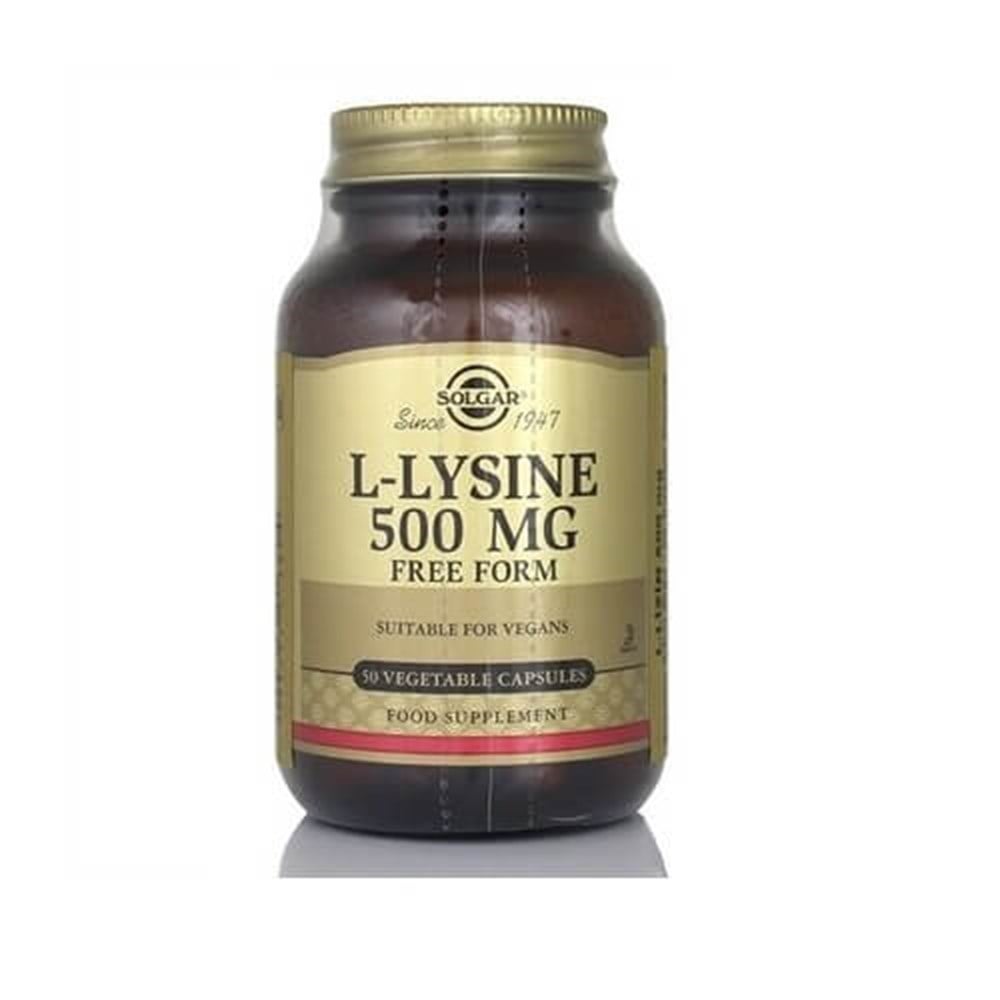 Solgar L-Lysine 500 mg 50 Kapsül