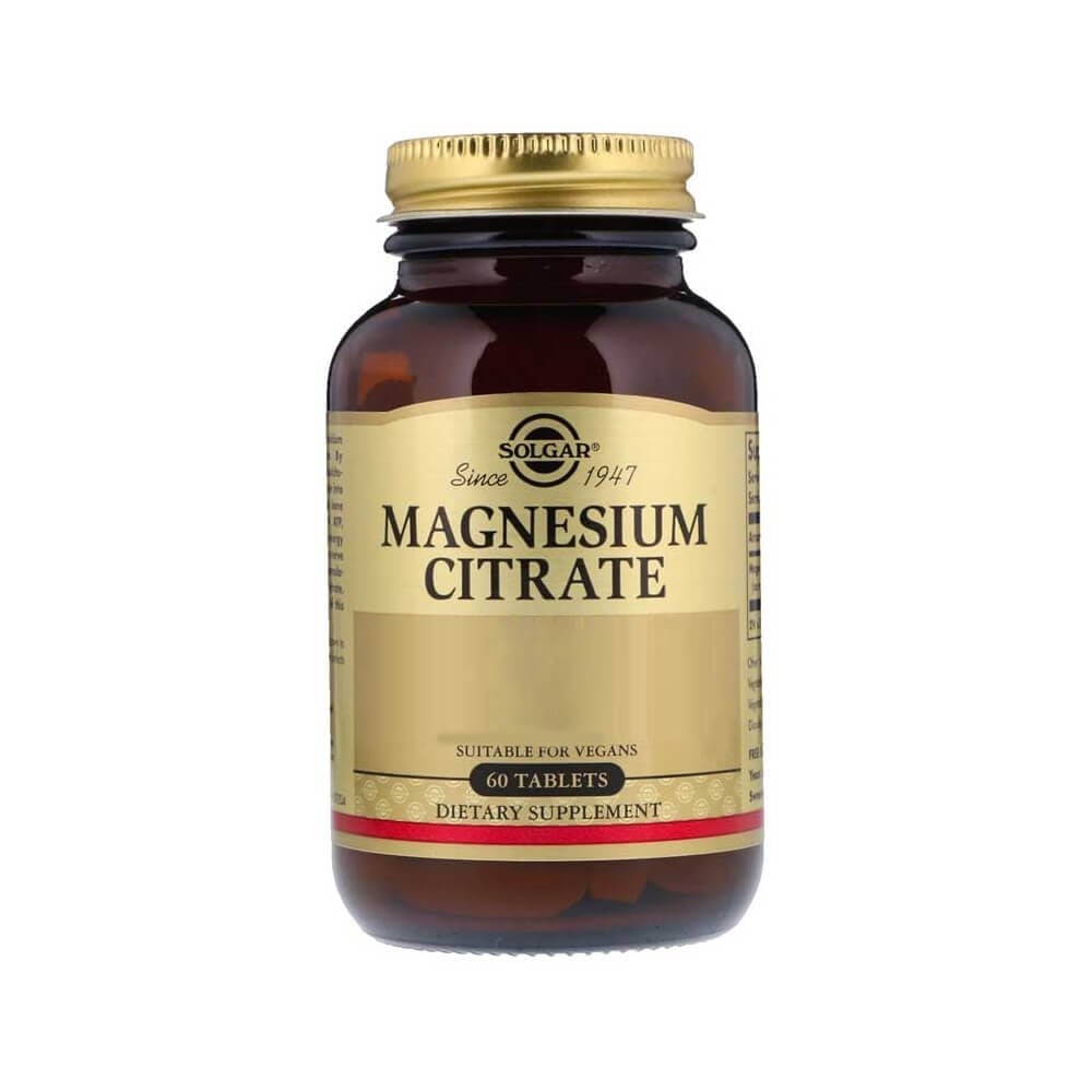 Solgar Magnesium Citrate 200 mg 60 Tablet