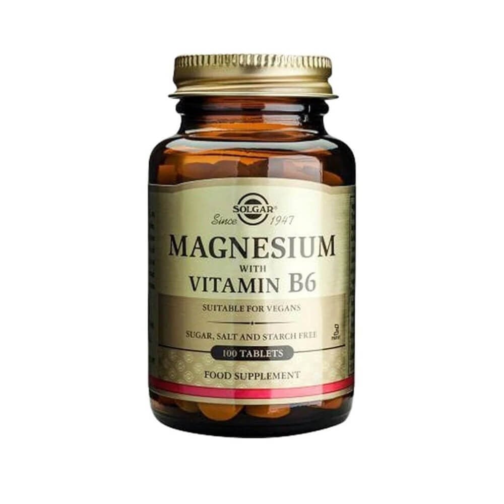 Solgar Magnesium Vitamin B6 100 Tablet