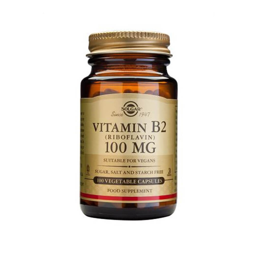 Solgar Vitamin B2 100 mg 100 Kapsül