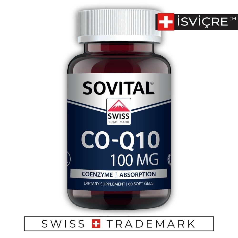 Sovital Co-Q10 100 mg 60 Yumuşak Kapsül