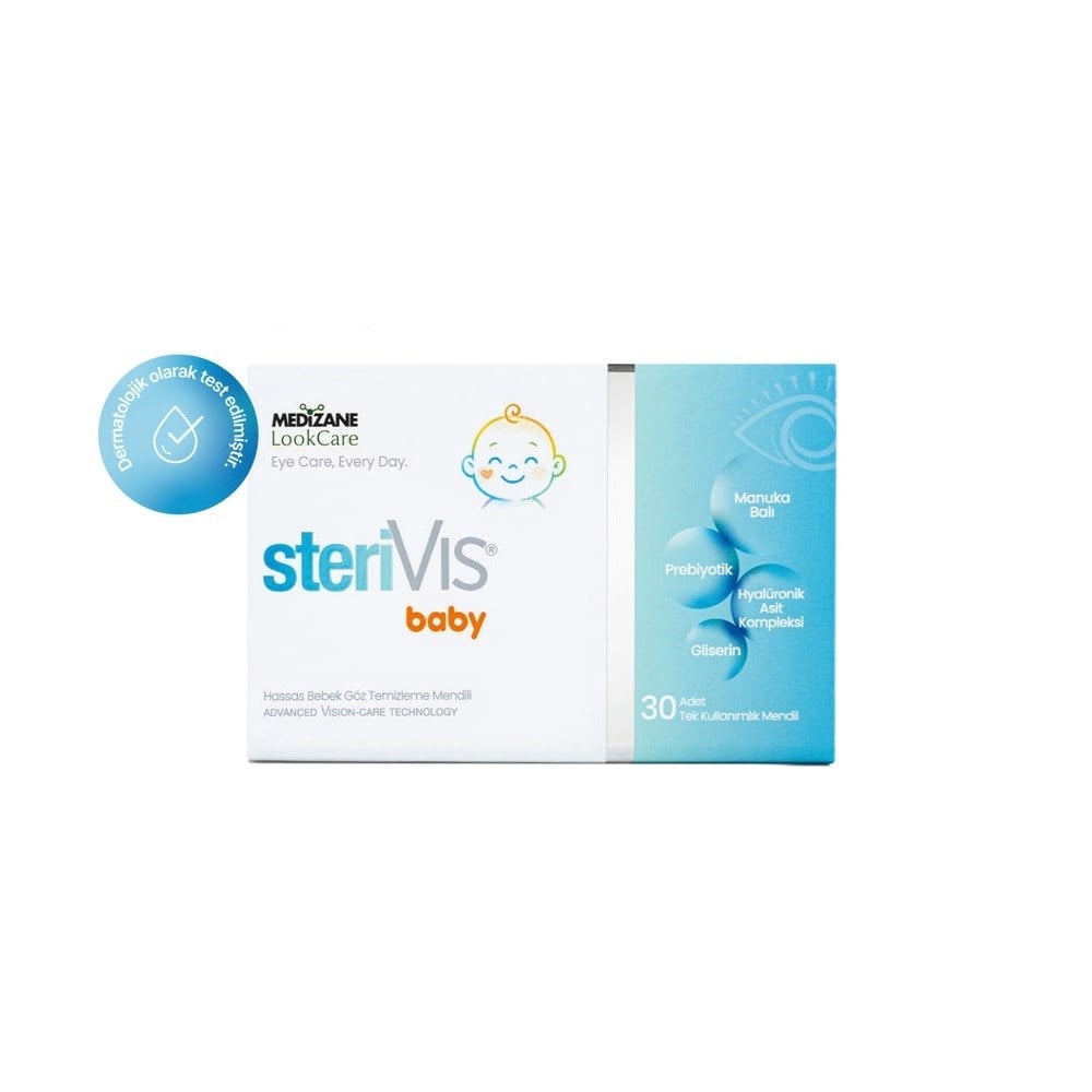 Sterivis Baby Göz Mendili 30 Adet