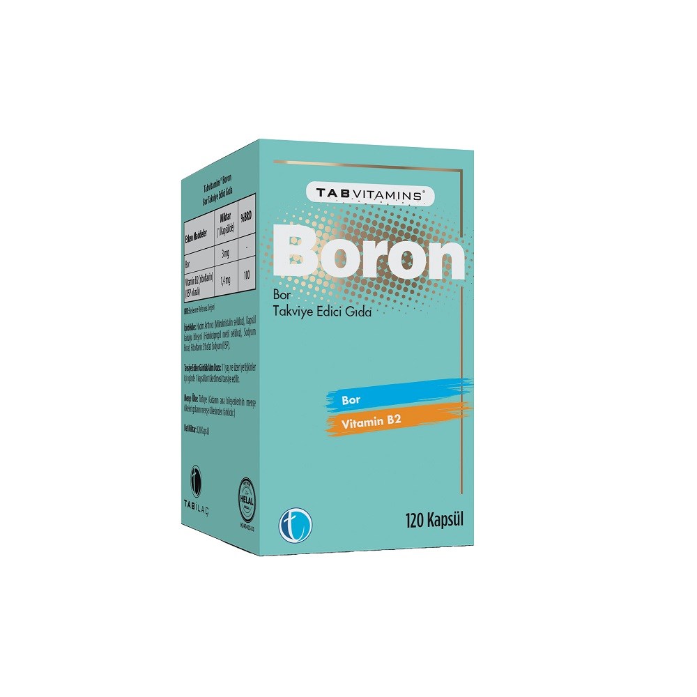 Tabvitamins Boron 120 Kapsül