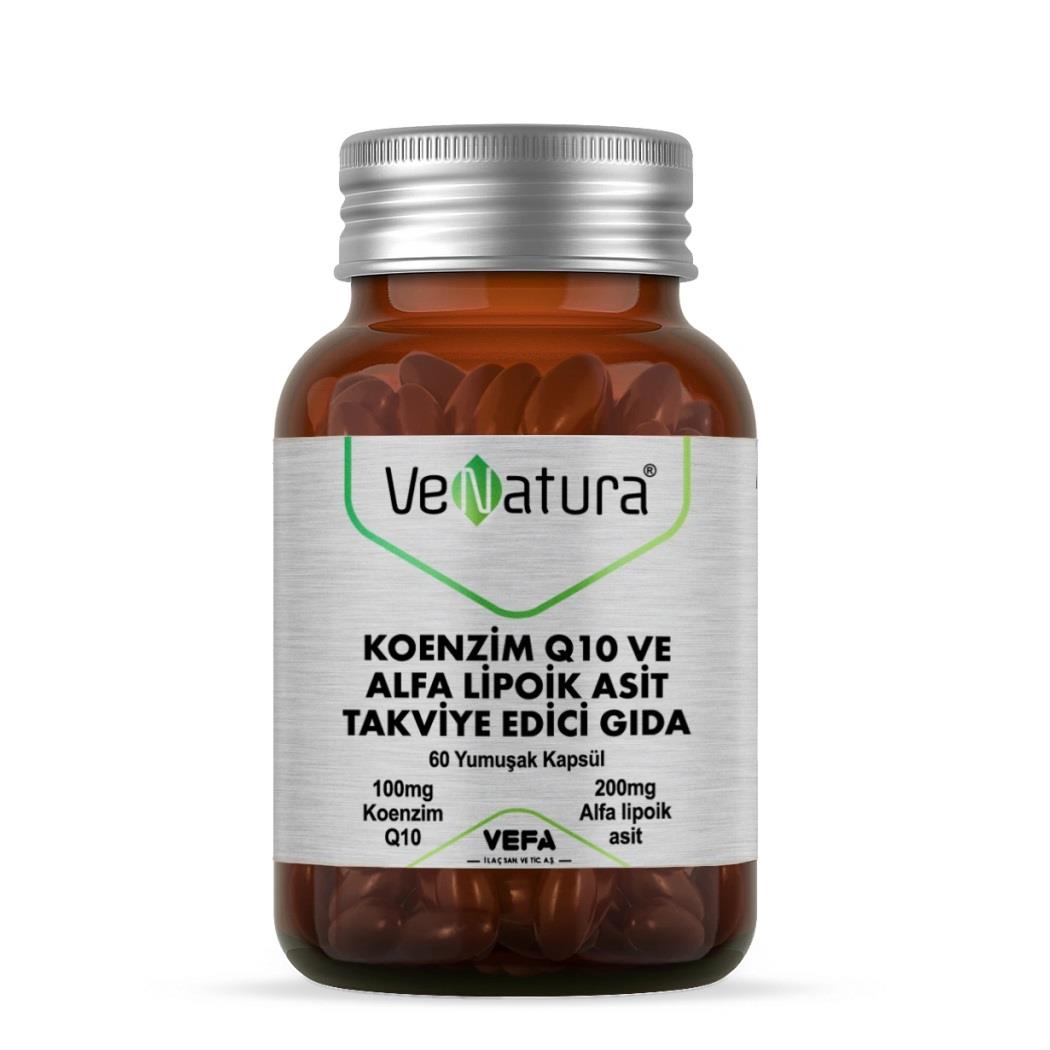 VeNatura Koenzim Q10 ve Alfa Lipoik Asit 60 Kapsül