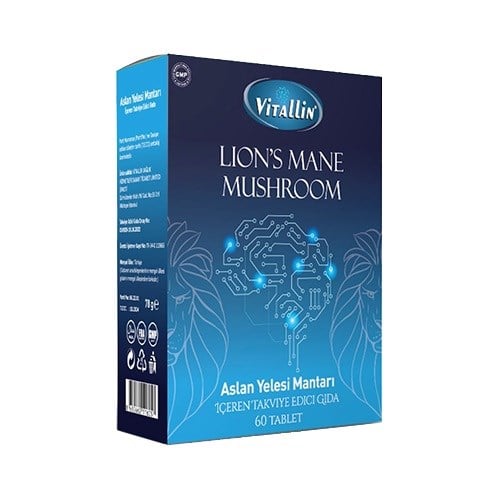 Vitallin Aslan Yelesi Mantarı 60 Tablet