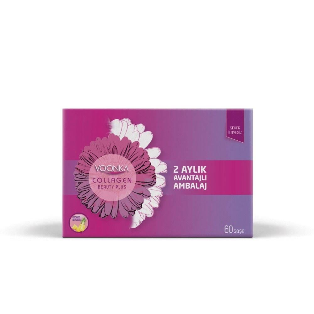 Voonka Collagen Beauty Plus Ananas Aromalı 60 Saşe