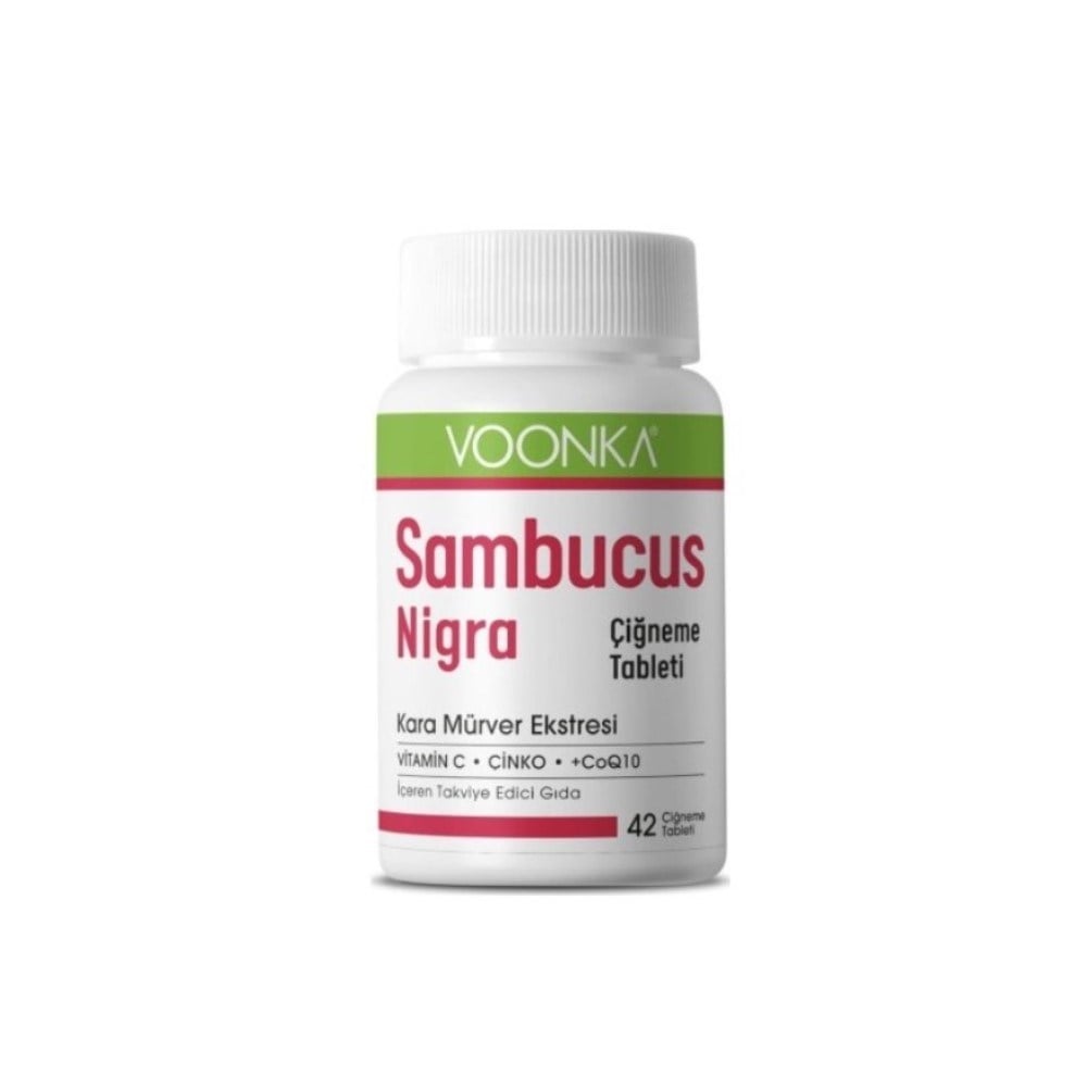 Voonka Sambucus Nigra 42 Çiğneme Tablet