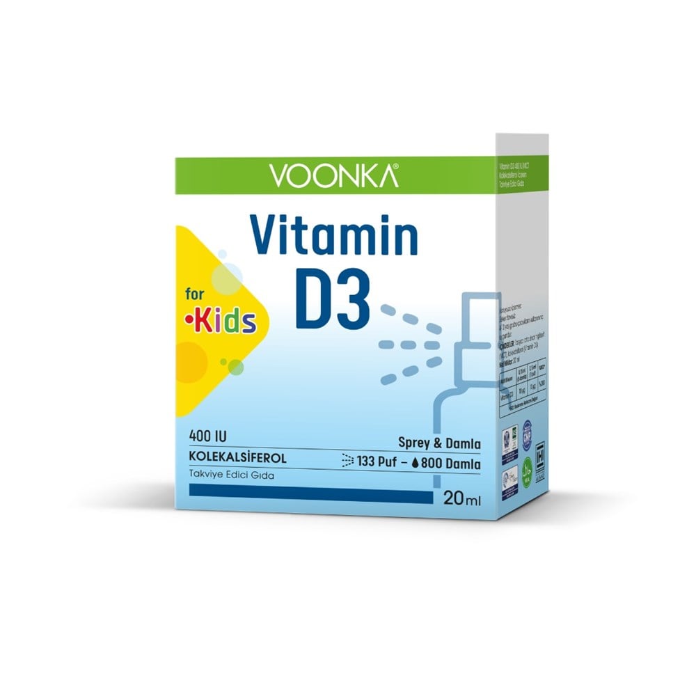 Voonka Vitamin D3 400 IU for Kids 20 ml