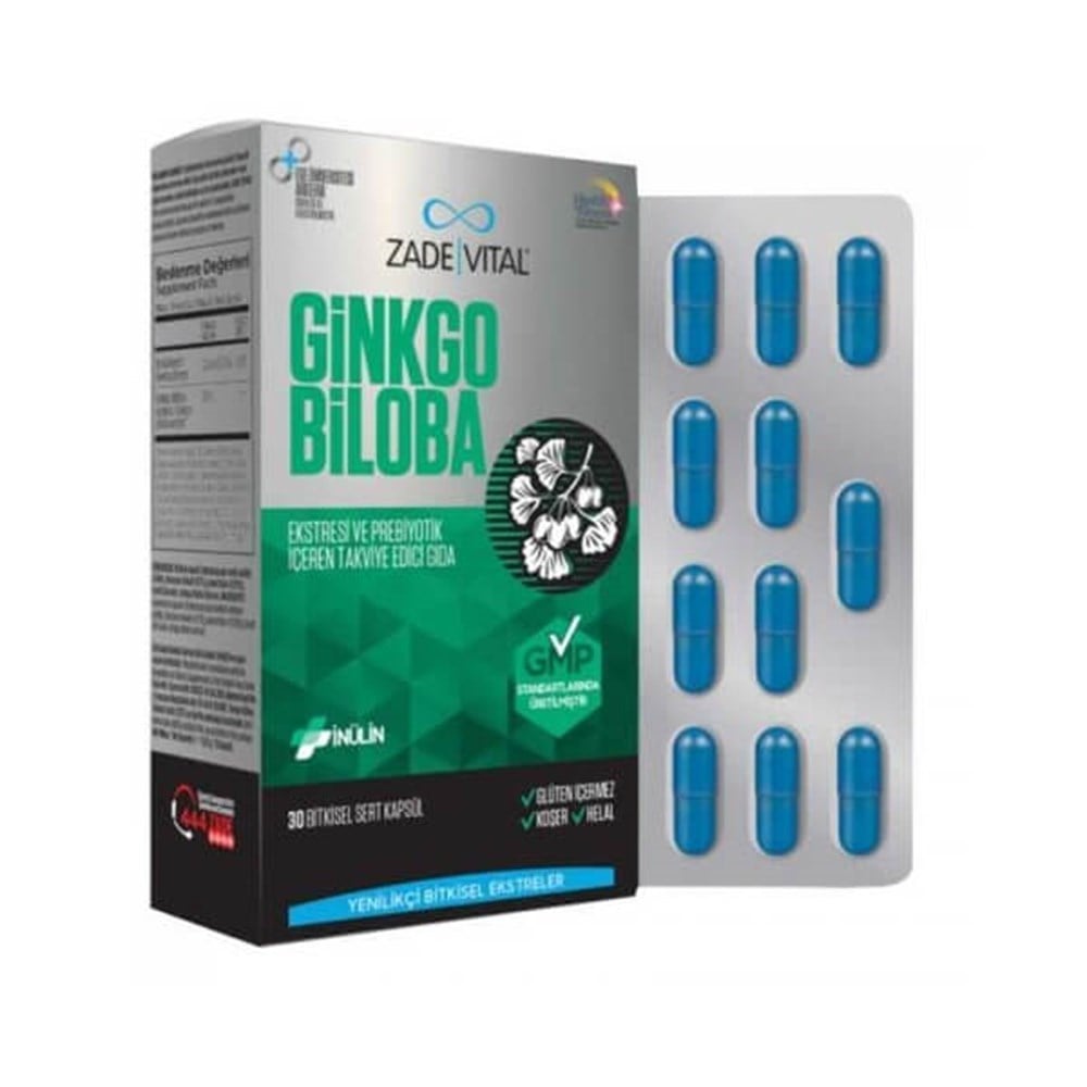 Zade Vital Ginkgo Biloba 30 Kapsül