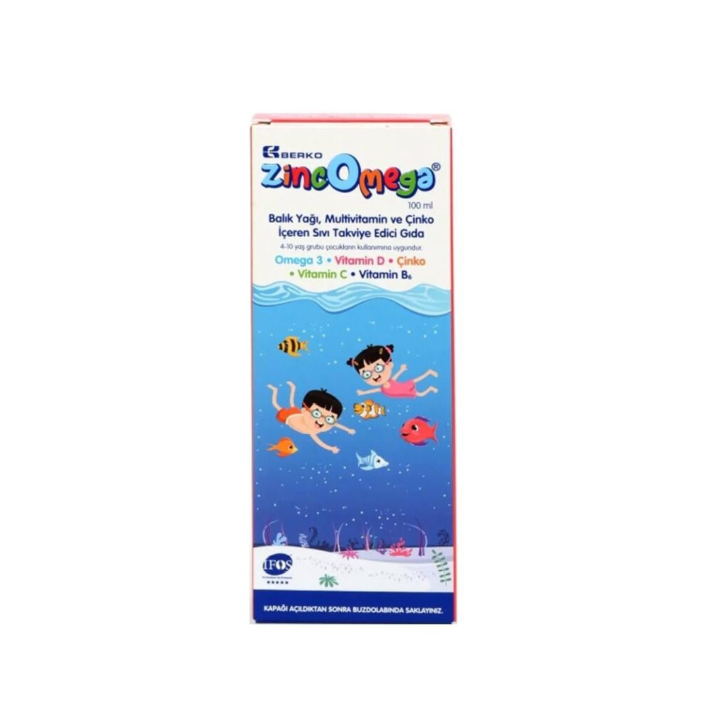 ZincoMega Balık Yağı Şurubu 100 ml