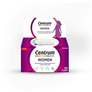 Centrum Women Multivitamin ve Multimineral 30 Tablet
